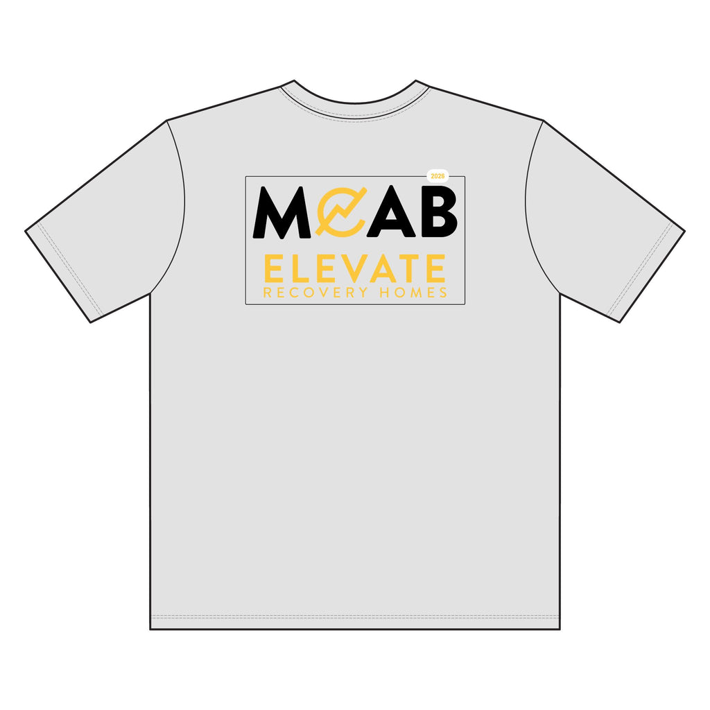 Elevate Recovery Homes Logo Tee — MEAB Back Print