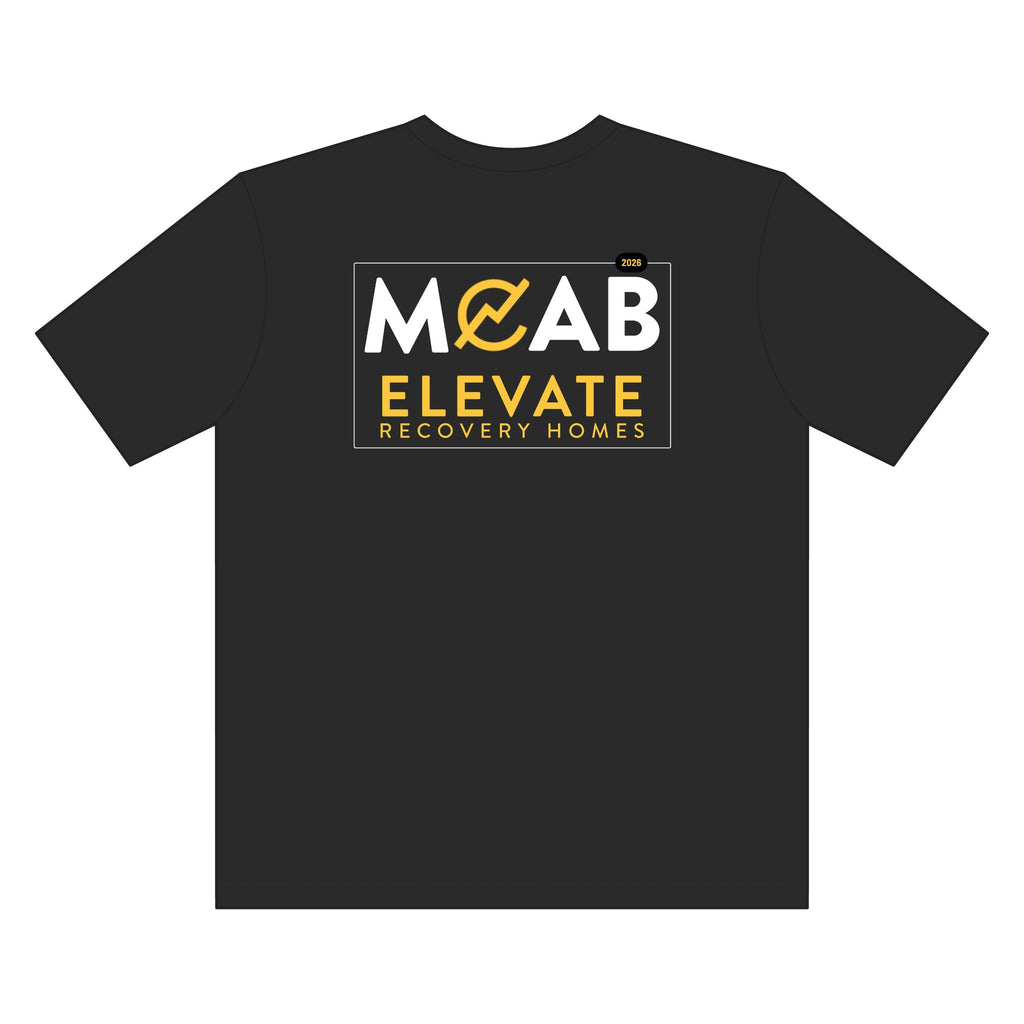 Elevate Recovery Homes Logo Tee — MEAB Back Print